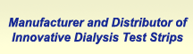 Dialysis Test Strips